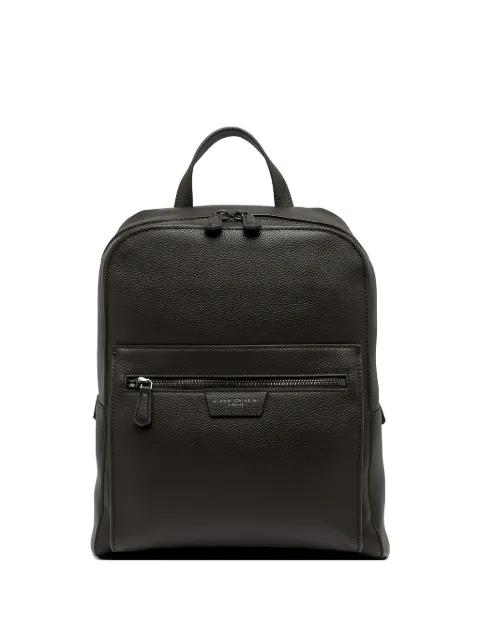 Florence grained-leather backpack by GIANNI CHIARINI