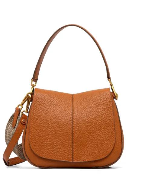 Helena Round flap satchel cross body bag by GIANNI CHIARINI