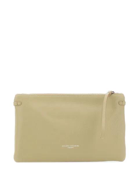 Hermy leather clutch bag by GIANNI CHIARINI
