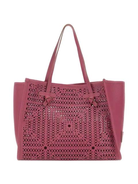 Marcella perforated leather tote bag by GIANNI CHIARINI