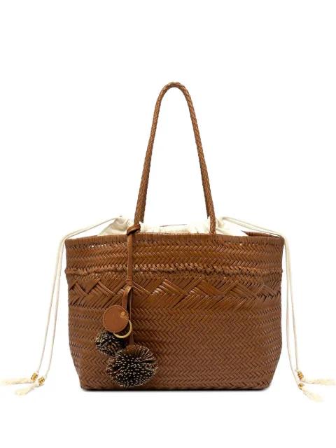 Paloma drawstring woven tote bag by GIANNI CHIARINI