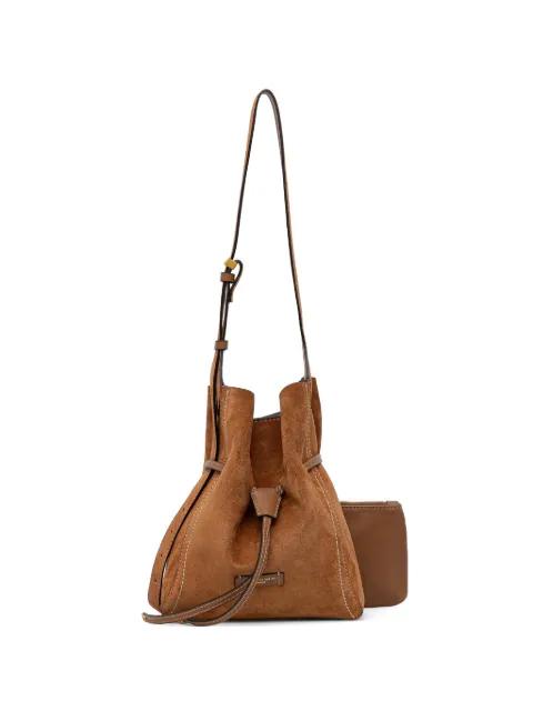 Sienna drawstring top bucket bag by GIANNI CHIARINI