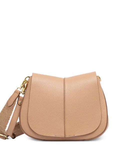 Textured leather shoulder bag by GIANNI CHIARINI