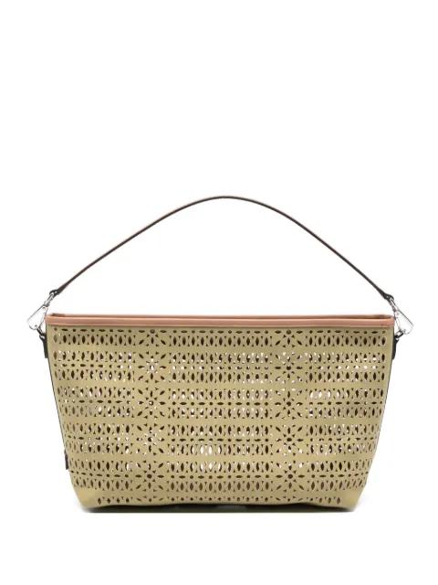 cut canvas shoulder bag by GIANNI CHIARINI