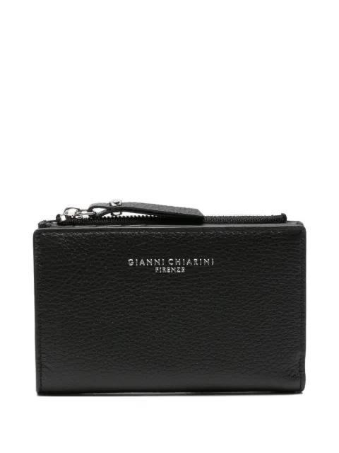 grained-leather zip wallet by GIANNI CHIARINI