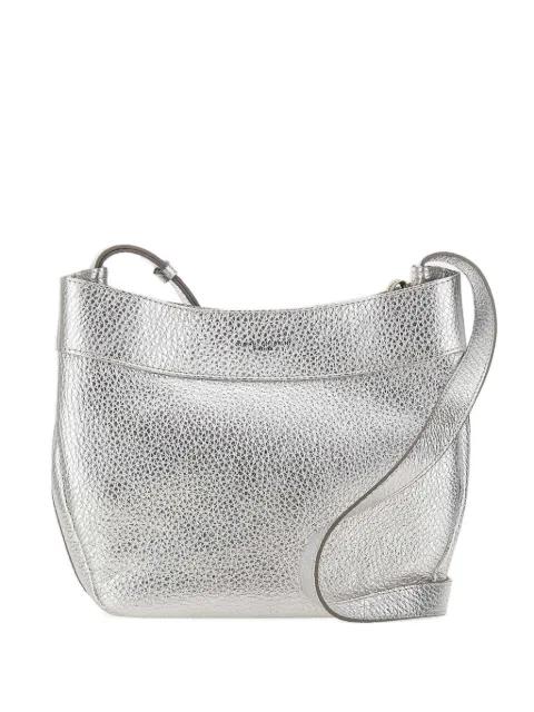 hammered selena leather shoulder bag by GIANNI CHIARINI