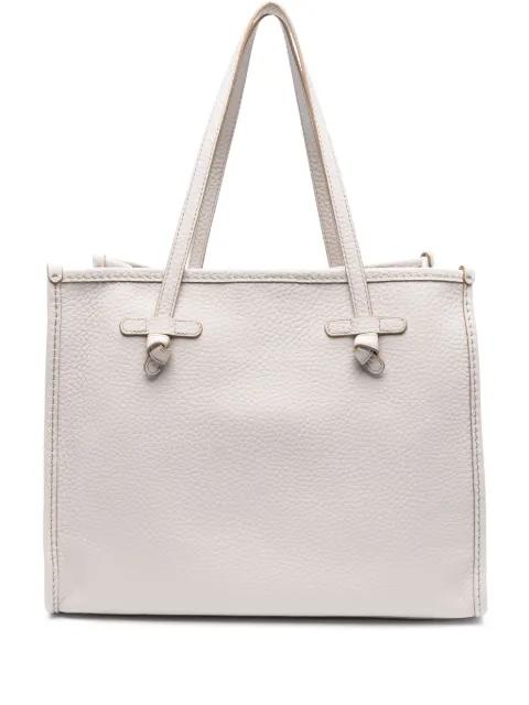 knot-detail leather shoulder bag by GIANNI CHIARINI