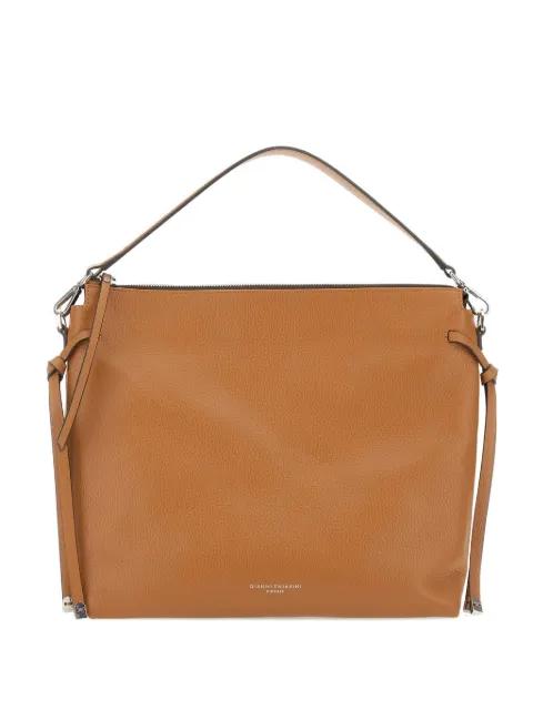 leather top-hanfle tote bag by GIANNI CHIARINI