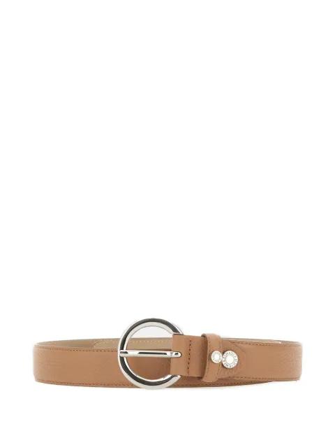 logo-detail leather belt by GIANNI CHIARINI