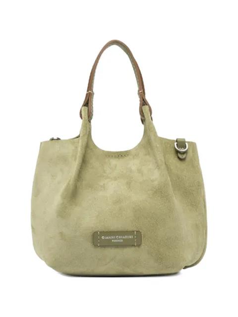 logo-plaque tote bag by GIANNI CHIARINI