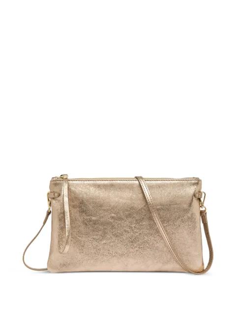 metallic satchel cross body bag by GIANNI CHIARINI