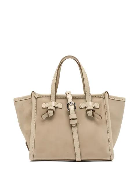 mini Miss Marcella knot-detail tote bag by GIANNI CHIARINI