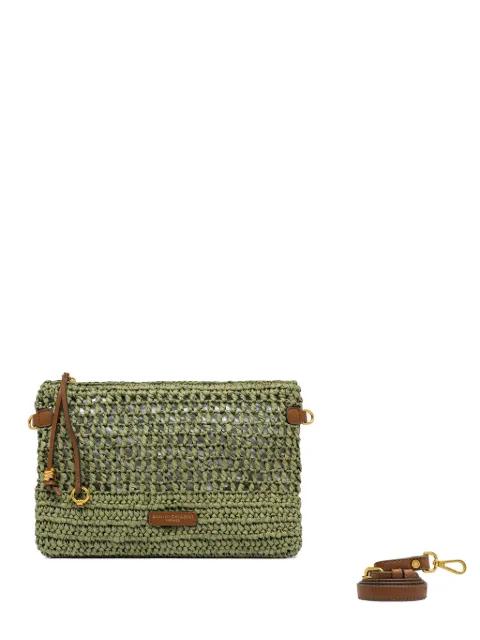 small Nefeli crochet zip pouch bag by GIANNI CHIARINI