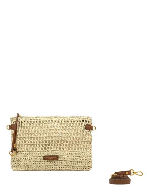 small Nefeli crochet zip pouch bag by GIANNI CHIARINI