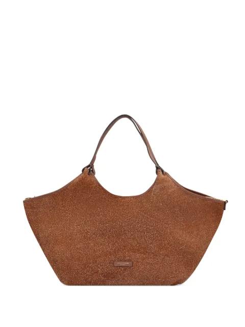 suede tote bag by GIANNI CHIARINI