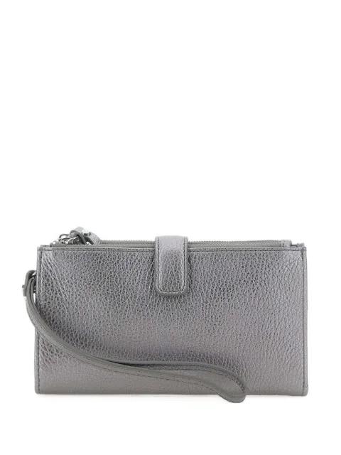zip-fastening wristlet wallet by GIANNI CHIARINI