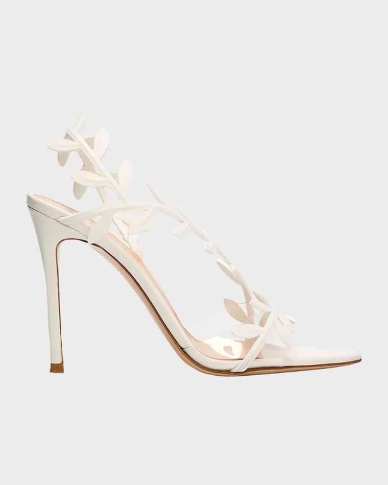 105mm Flavia Leather Wrap Sandals by GIANVITO ROSSI