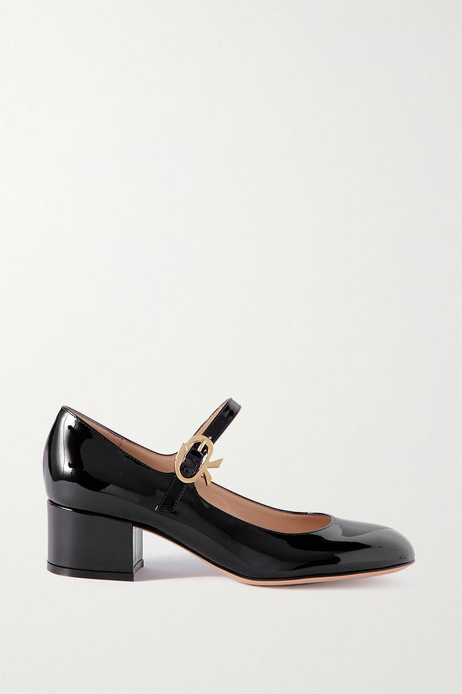 45 patent-leather Mary Jane pumps by GIANVITO ROSSI