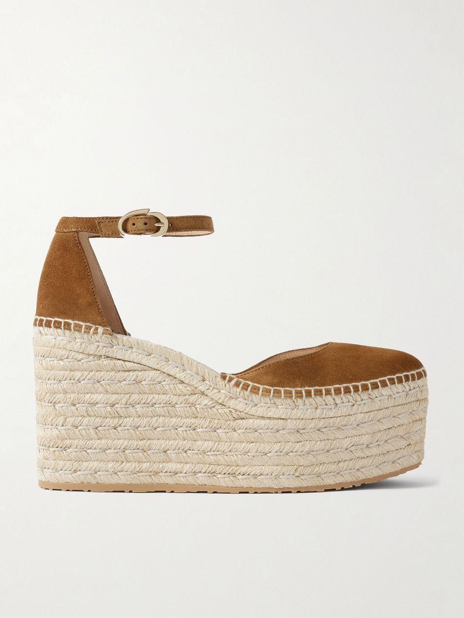 60 Suede espadrille platform sandals by GIANVITO ROSSI