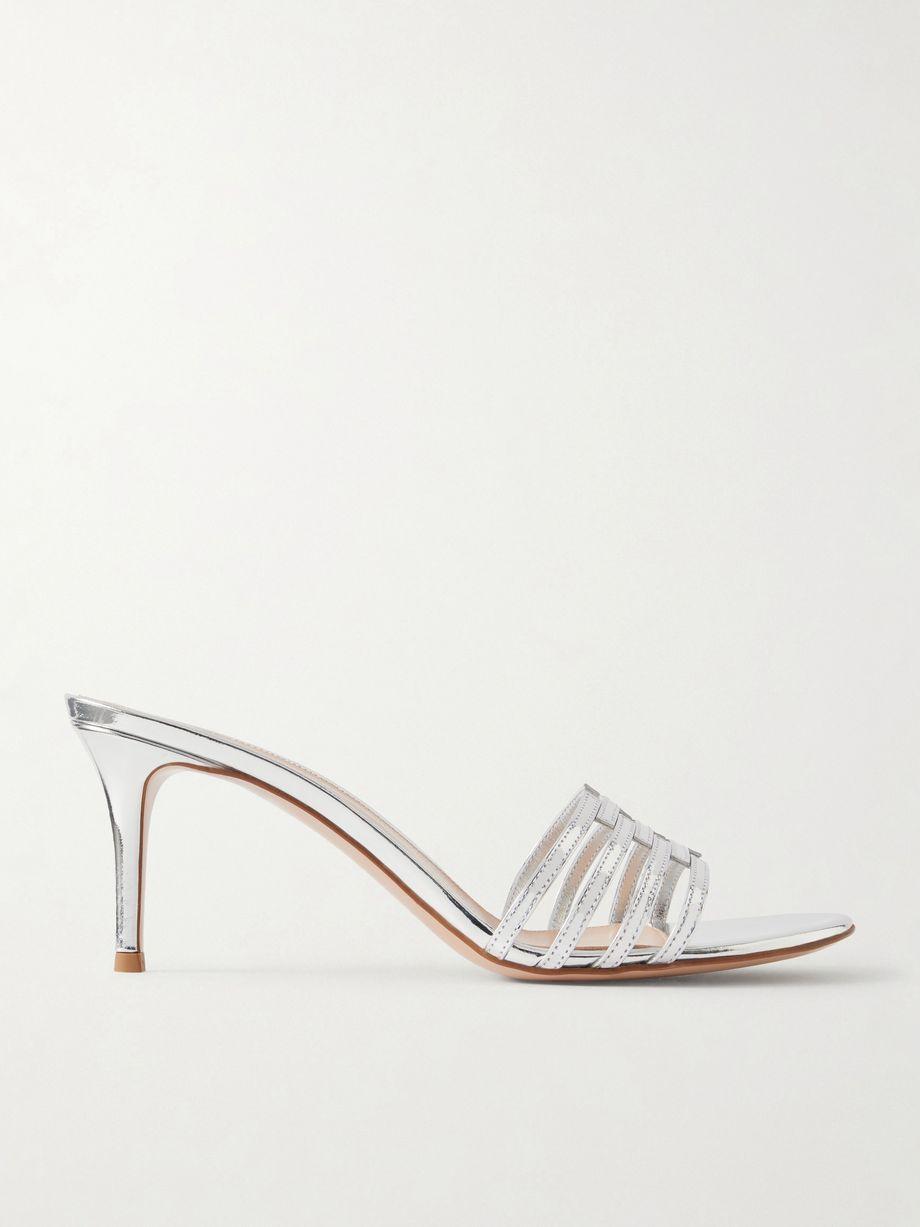 70 metallic leather sandals by GIANVITO ROSSI