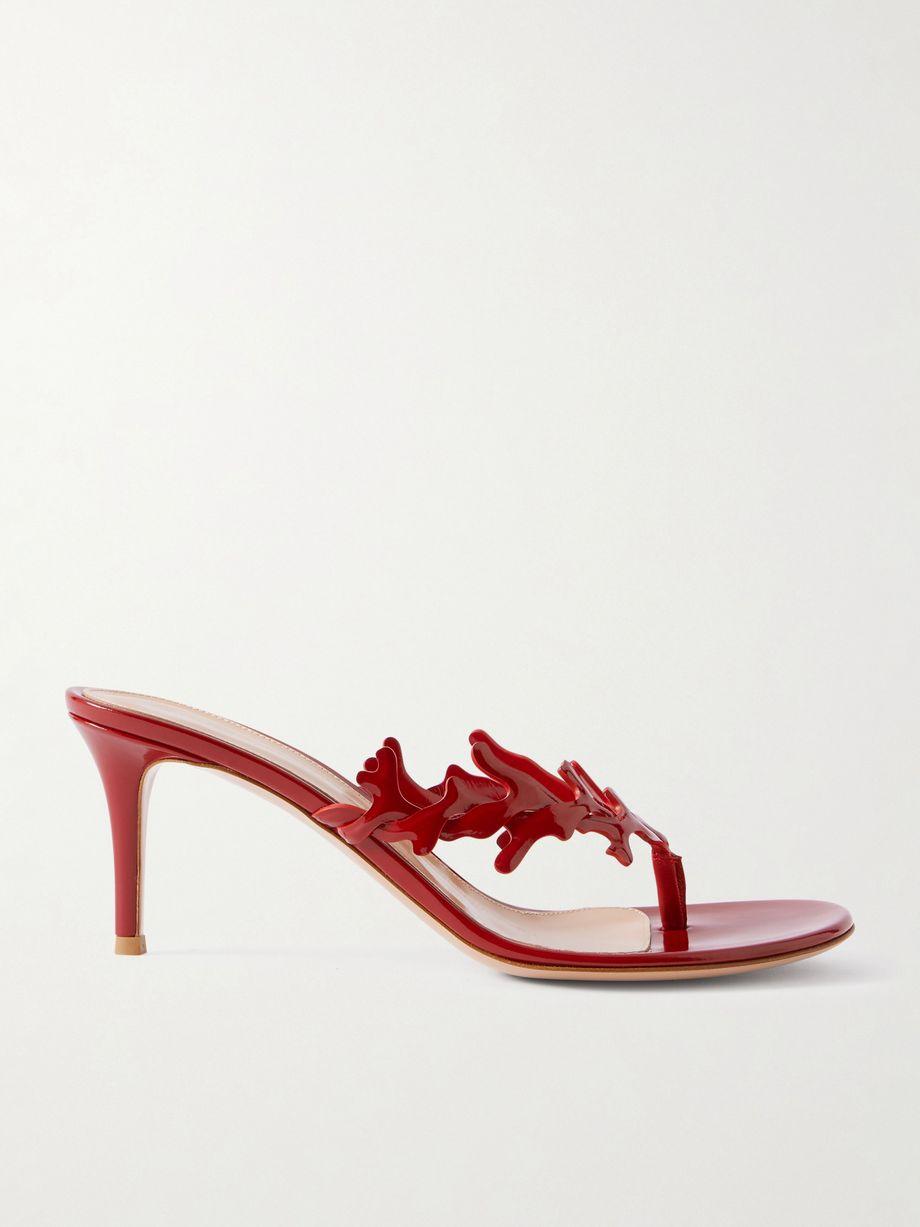 70 patent-leather sandals by GIANVITO ROSSI
