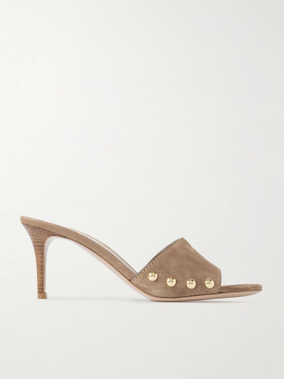 70 studded suede mules by GIANVITO ROSSI