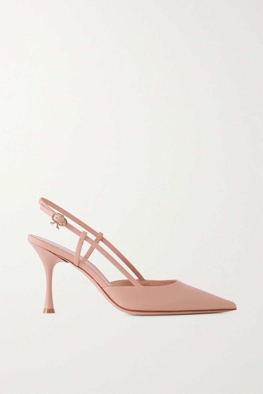85 leather slingback pumps by GIANVITO ROSSI