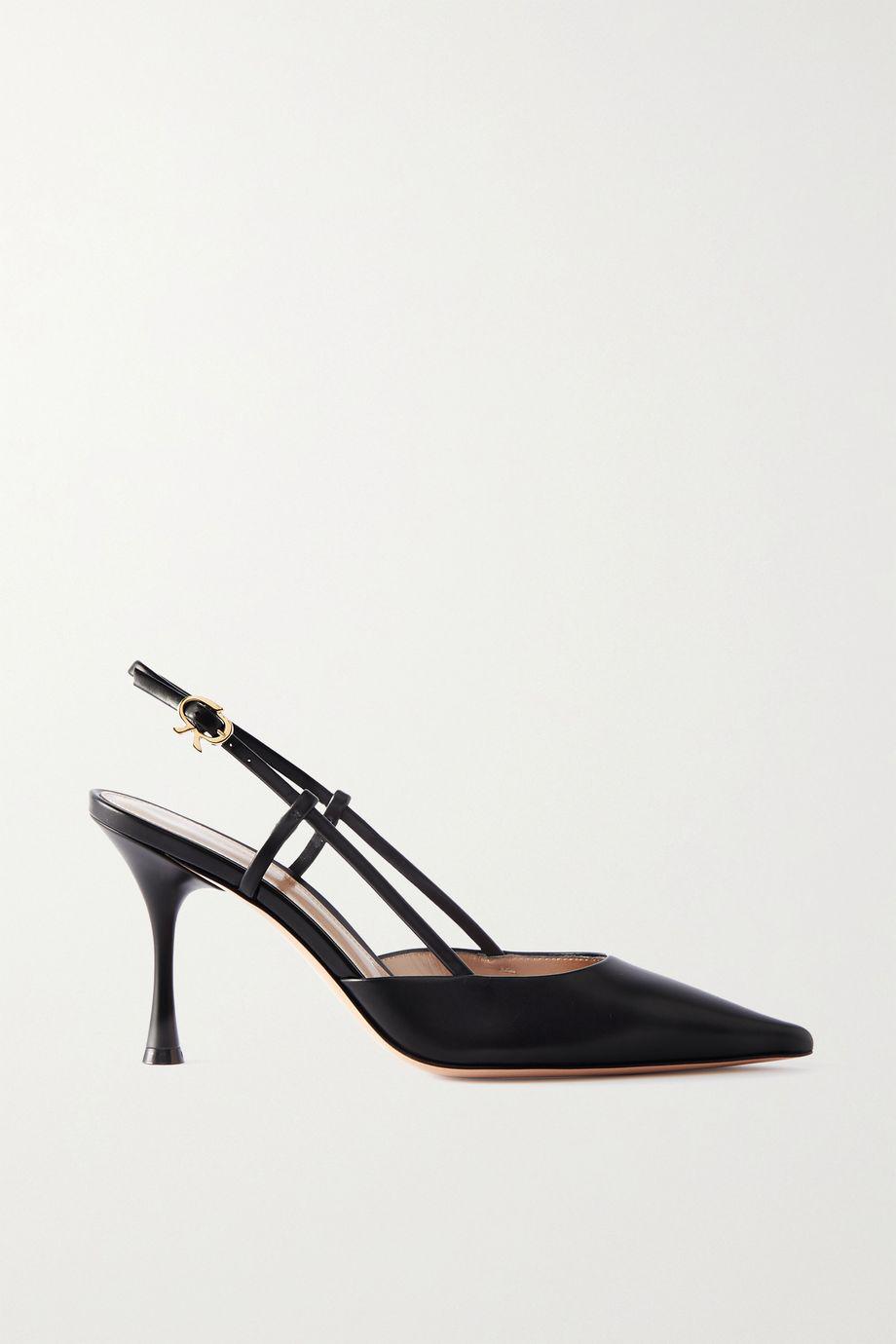 85 leather slingback pumps by GIANVITO ROSSI