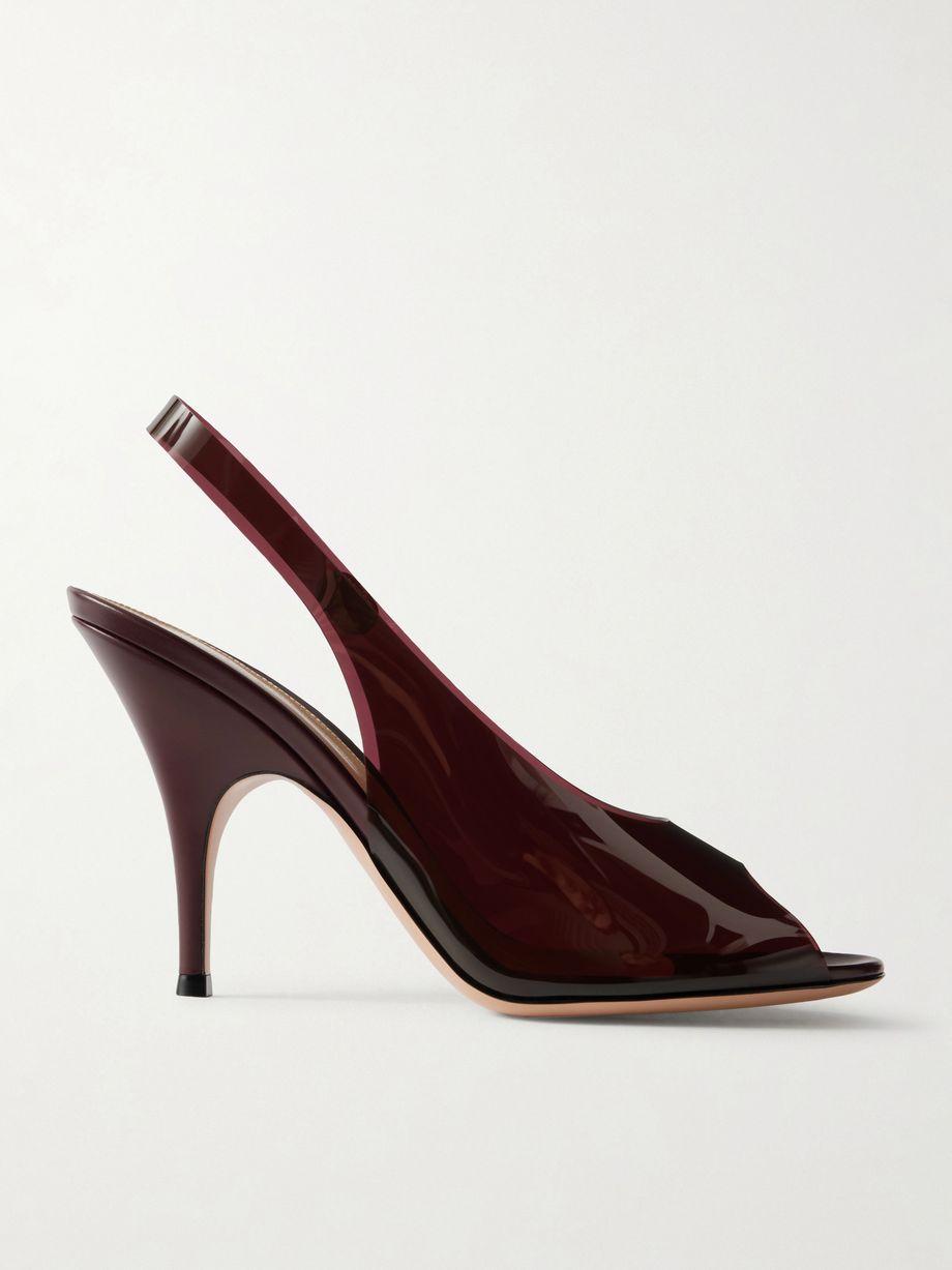 95 PVC slingback pumps by GIANVITO ROSSI