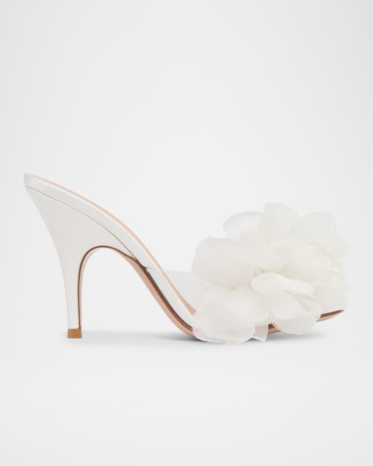 95MM Appliqué Mule Sandals by GIANVITO ROSSI
