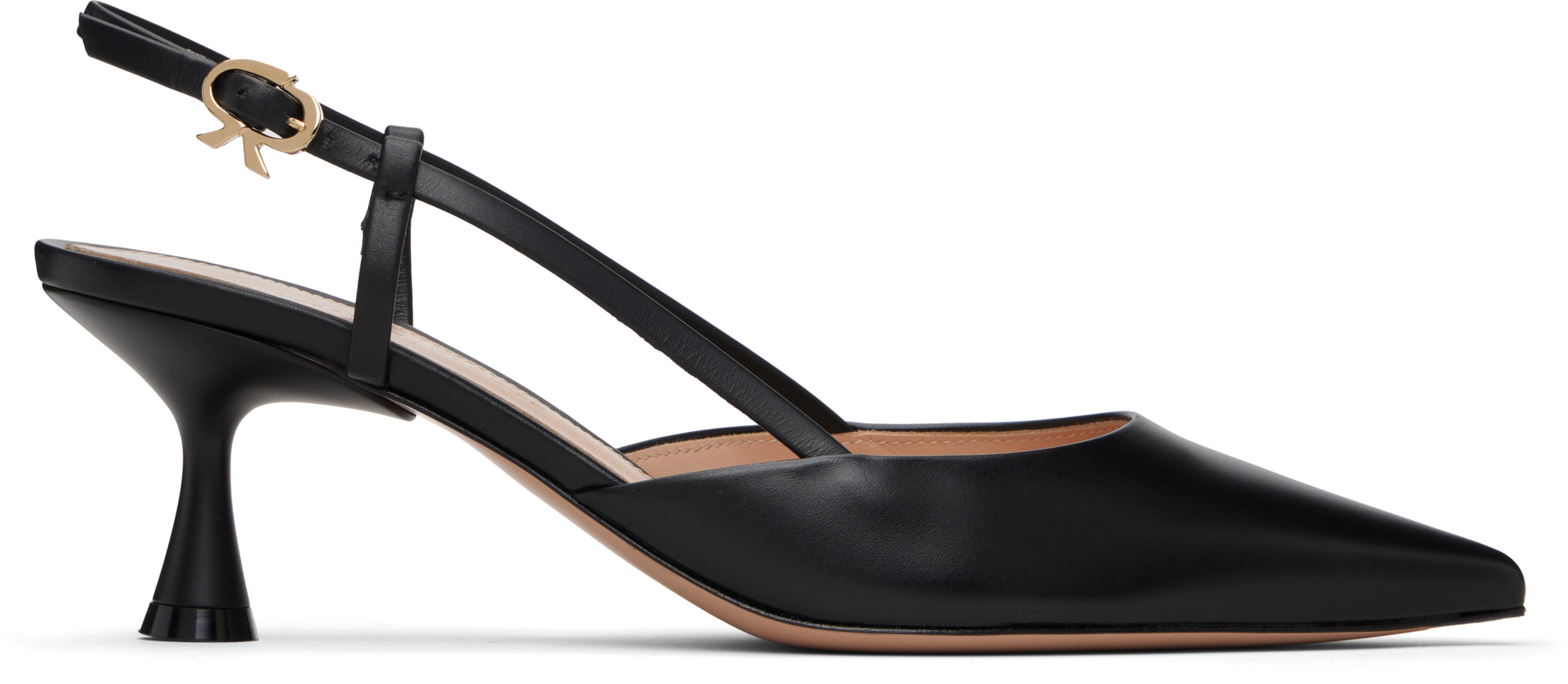 Black Ascent 55 Heels by GIANVITO ROSSI
