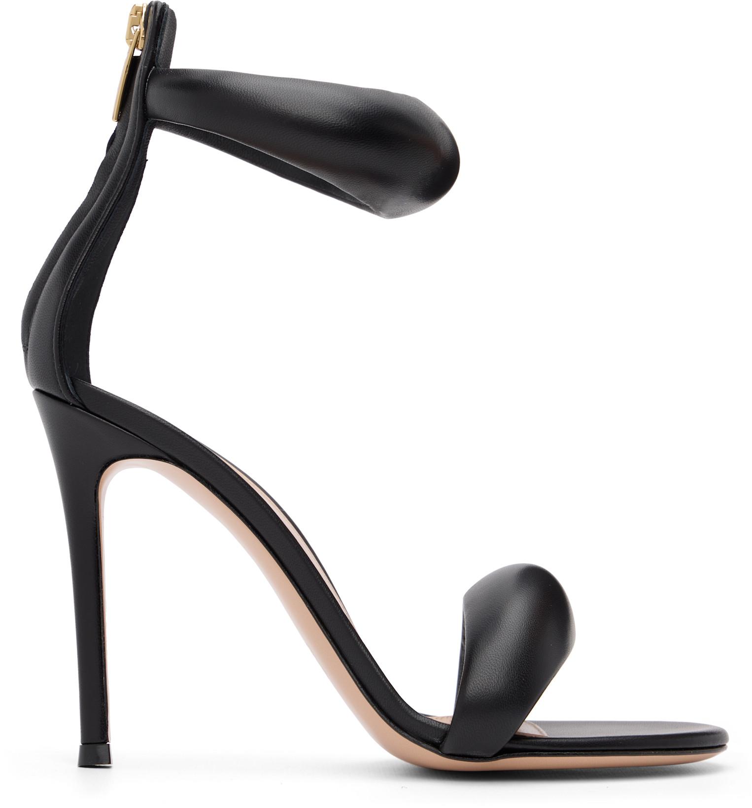 Black Bijoux Heeled Sandals by GIANVITO ROSSI
