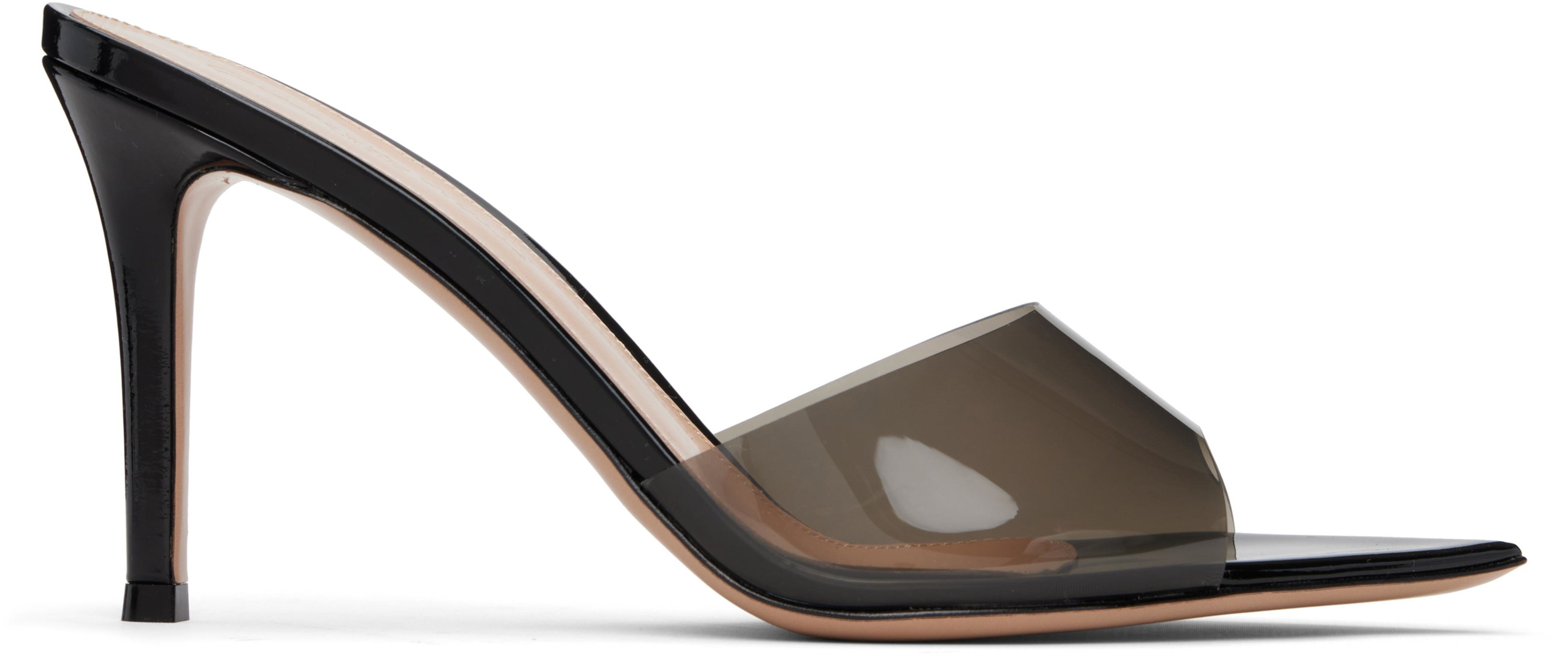 Black Elle 85 Heeled Sandals by GIANVITO ROSSI