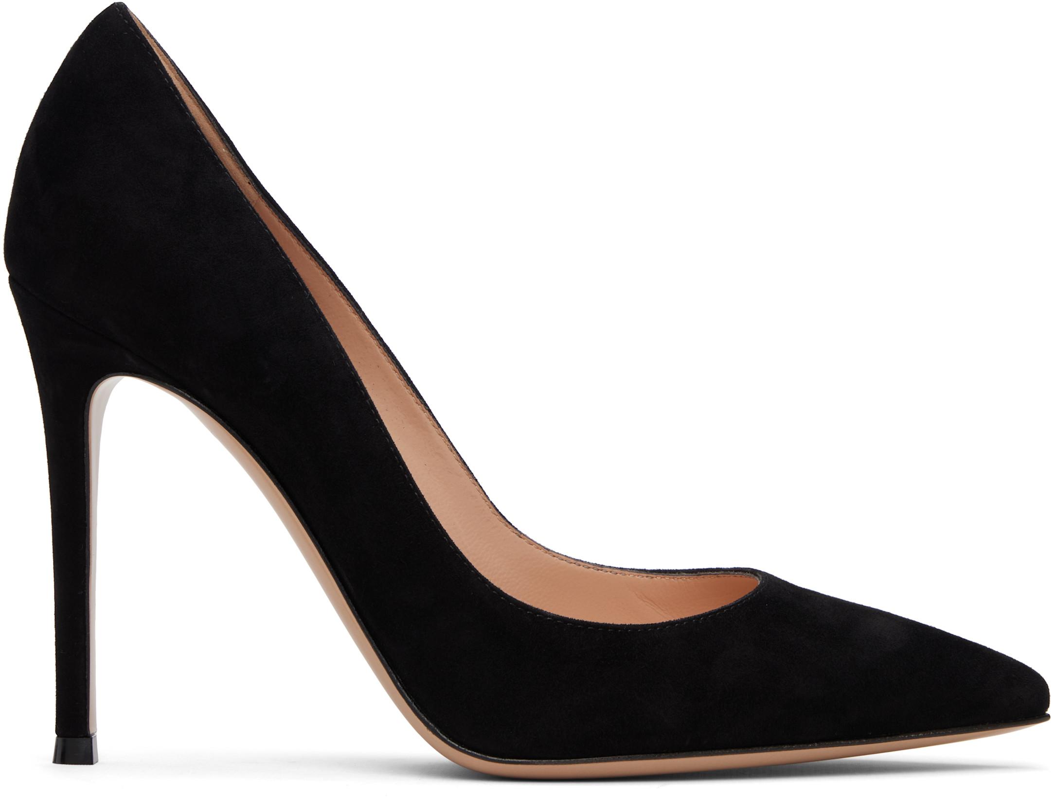 Black Gianvito 105 Heels by GIANVITO ROSSI