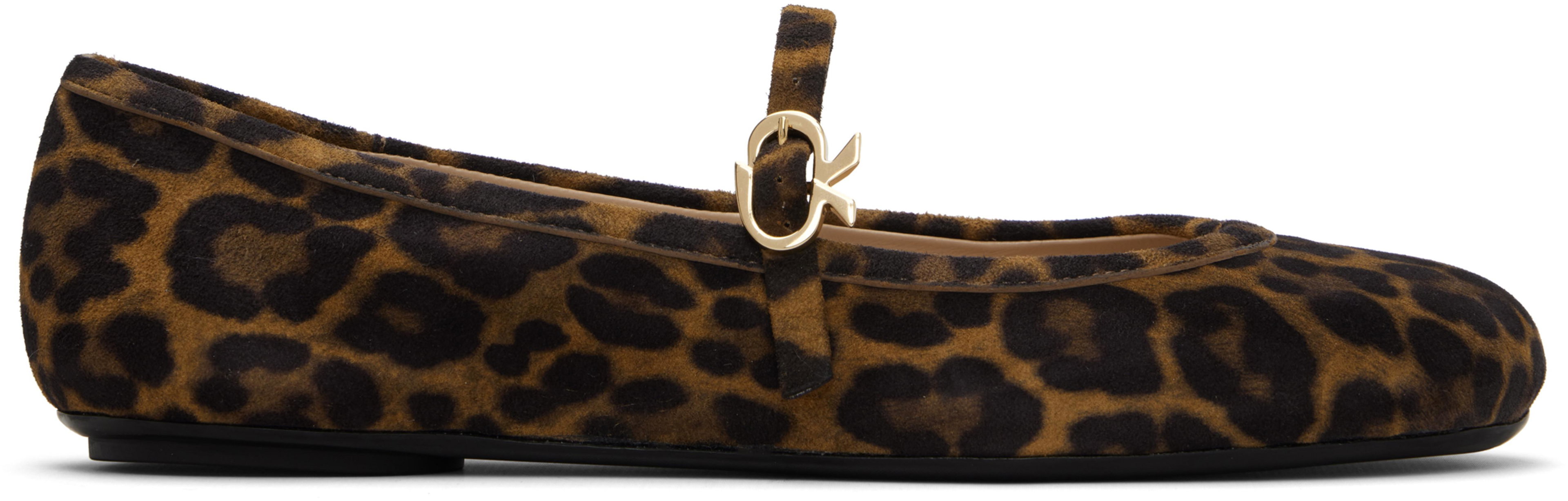 Brown Carla Flats by GIANVITO ROSSI