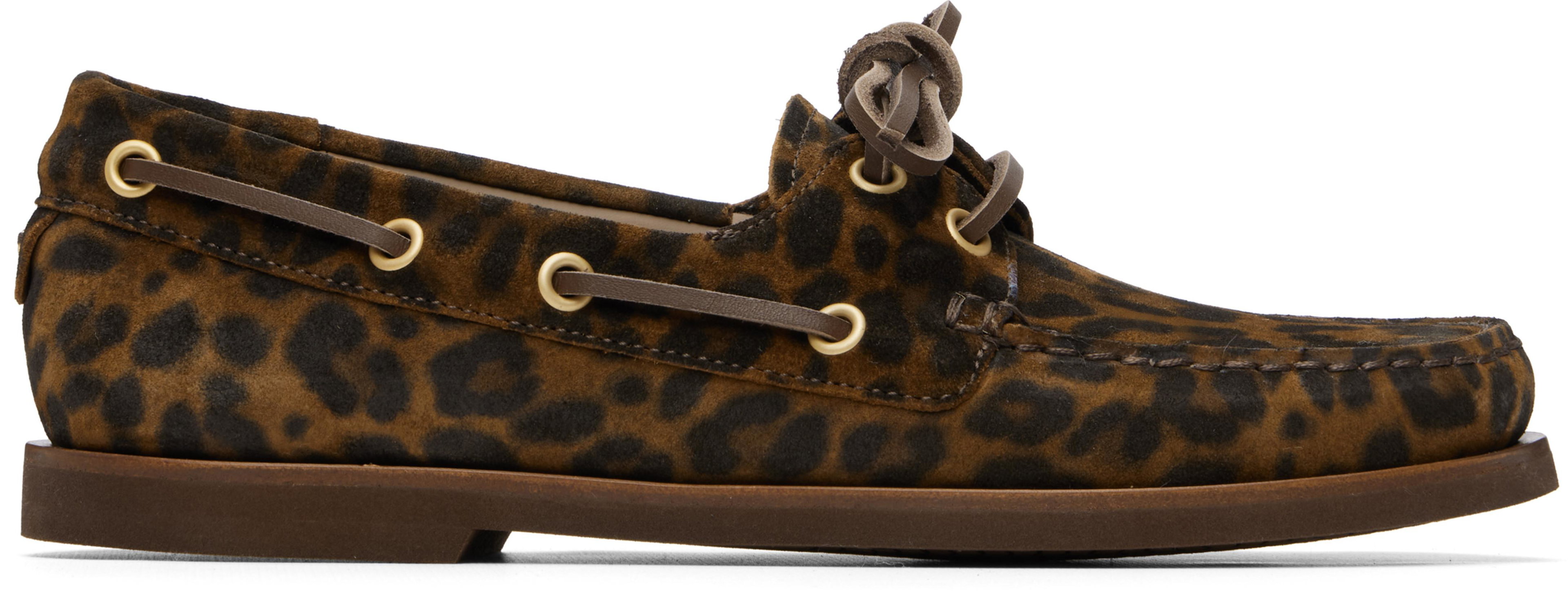 Brown Vandée Boat Shoes by GIANVITO ROSSI