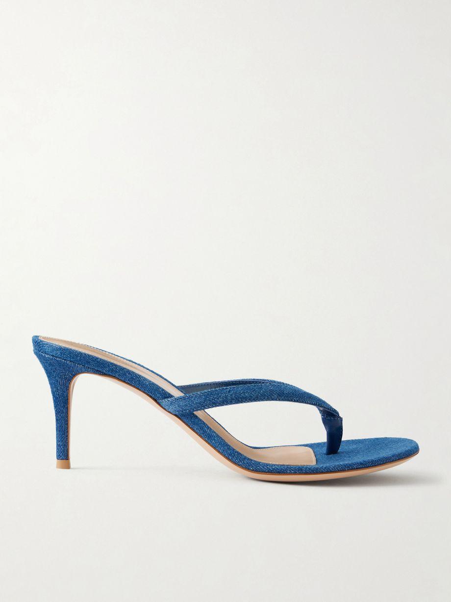 Calypso 70 denim sandals by GIANVITO ROSSI