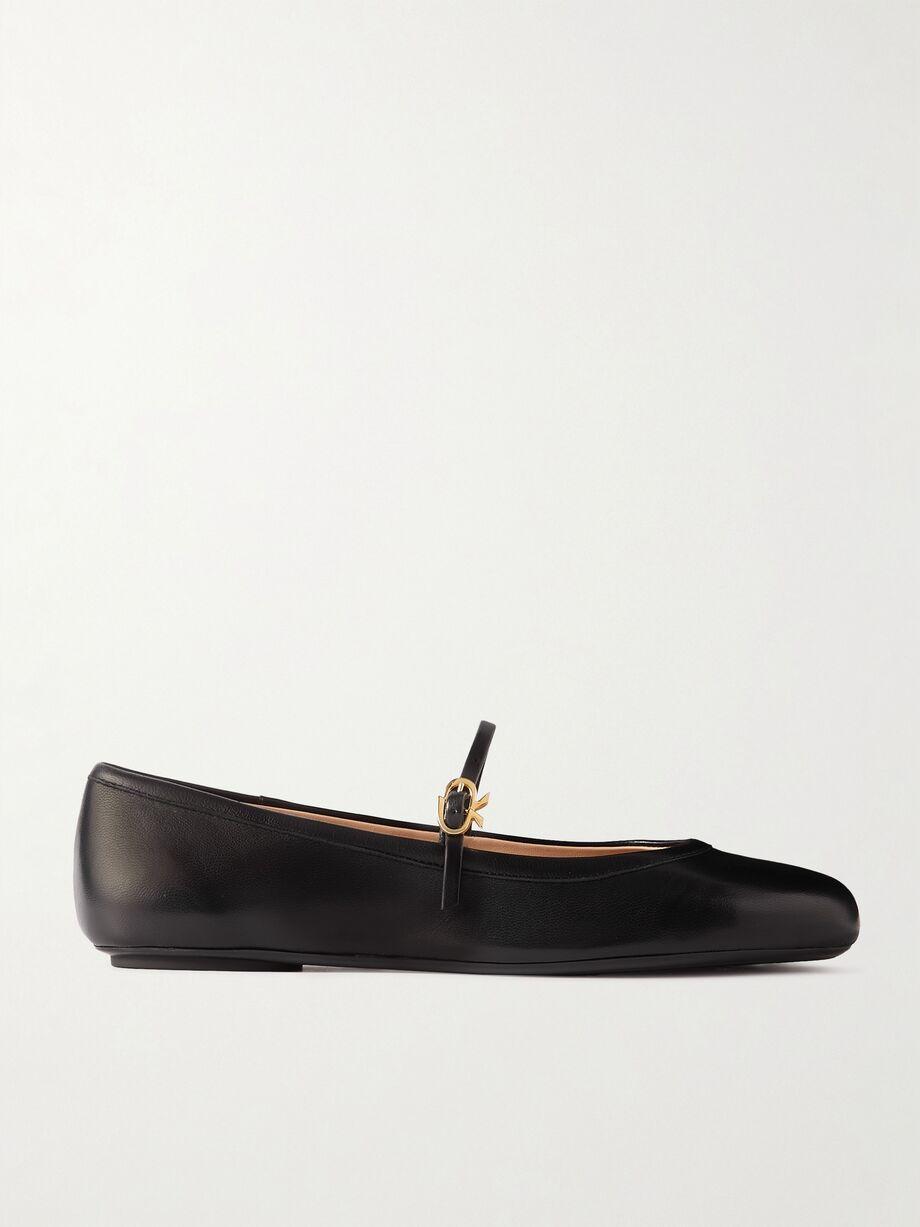 Carla leather Mary Jane ballet flats by GIANVITO ROSSI