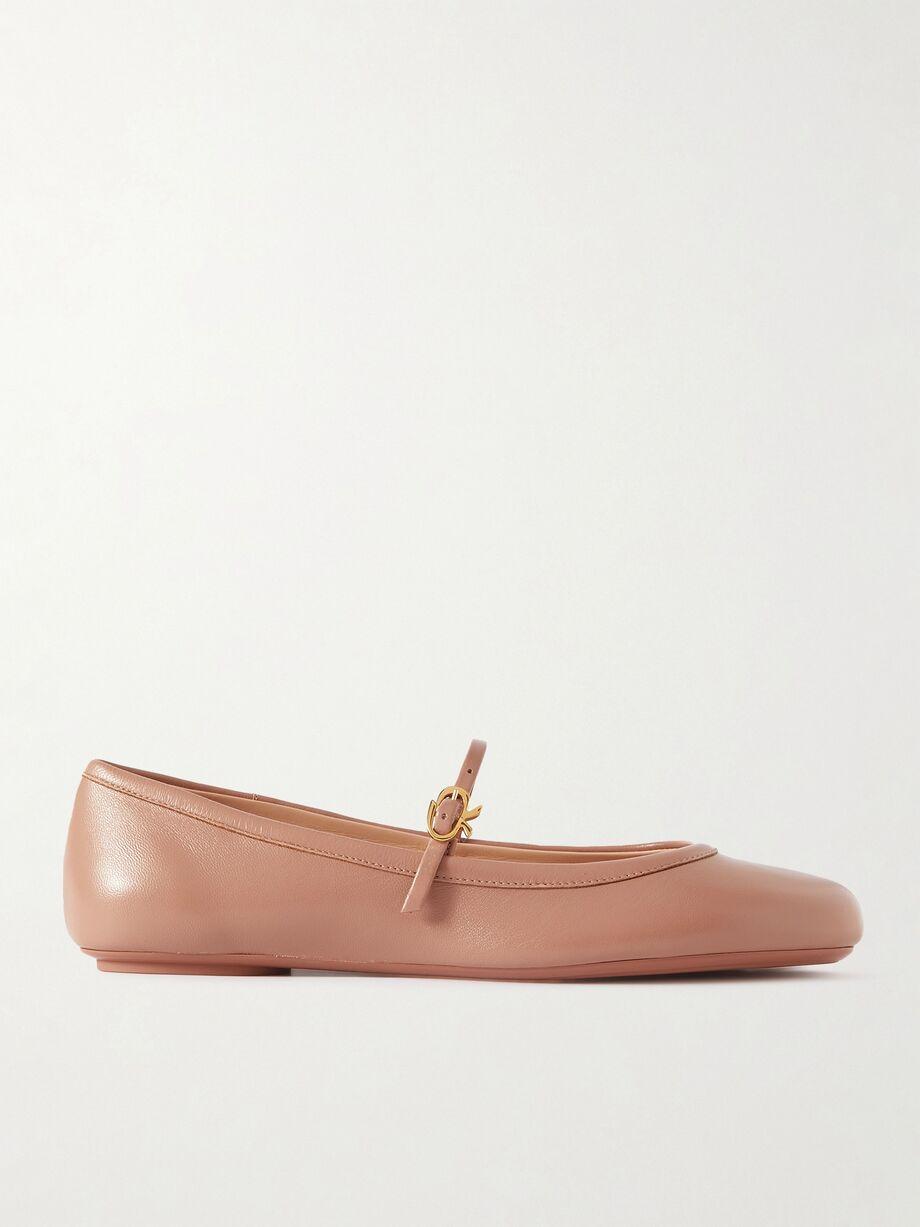 Carla leather Mary Jane ballet flats by GIANVITO ROSSI