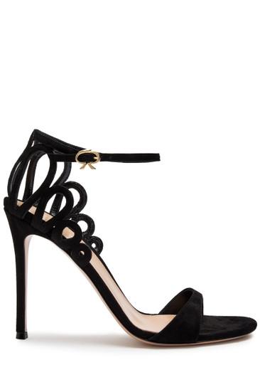 Elisa cut-out suede sandals by GIANVITO ROSSI