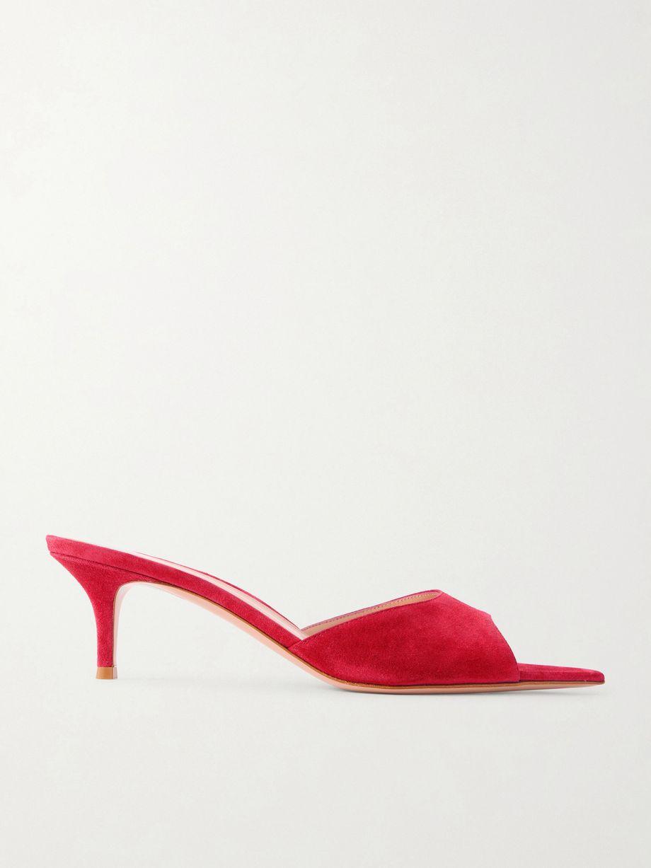 Elle 55 suede mules by GIANVITO ROSSI