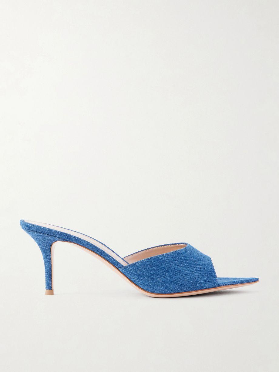 Elle 70 denim sandals by GIANVITO ROSSI