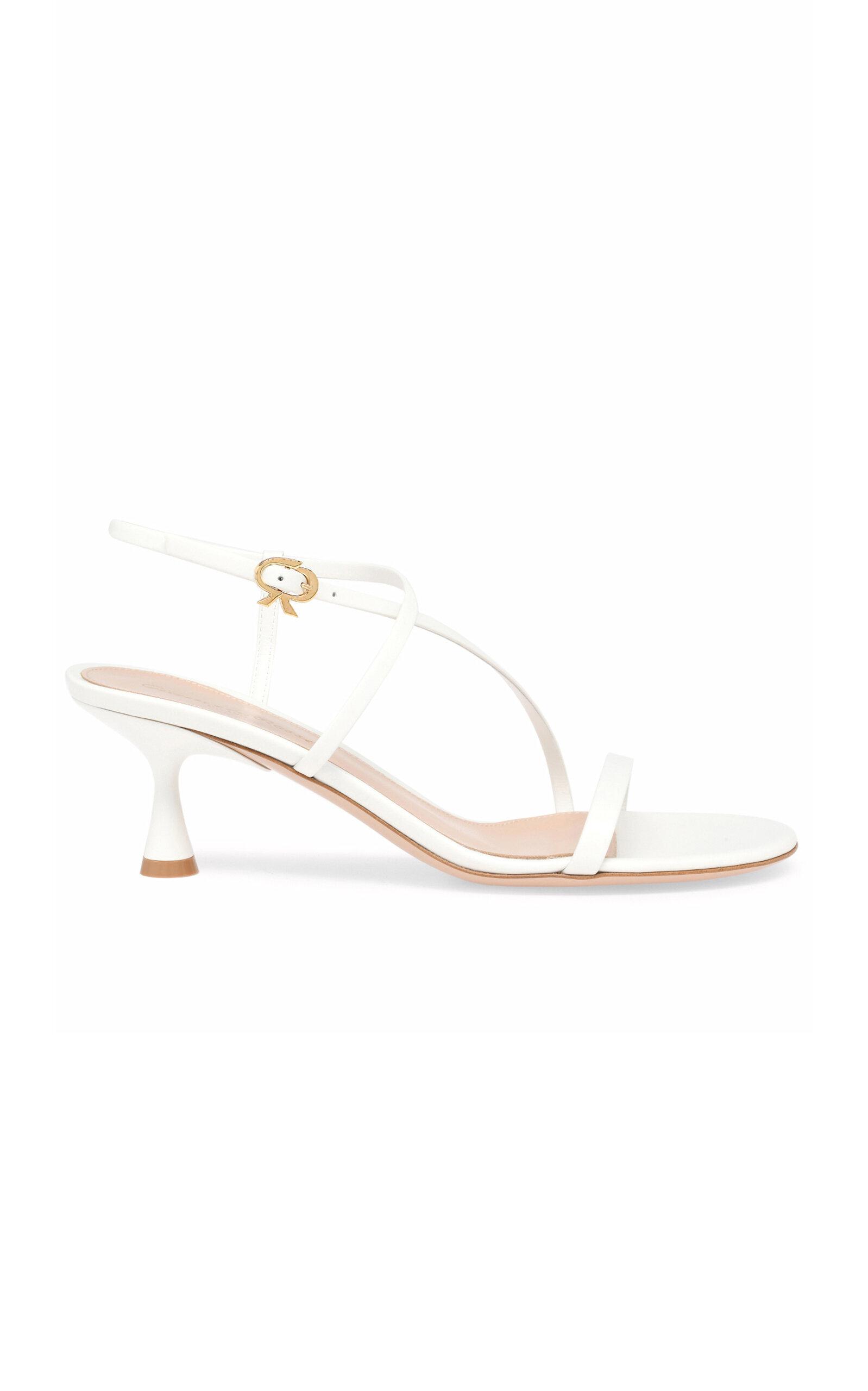 Gianvito Rossi Ascent Leather Sandals - Moda Operandi by GIANVITO ROSSI