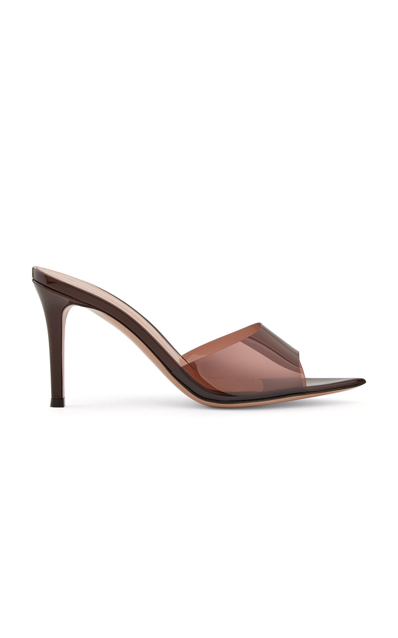 Gianvito Rossi Elle Plexi Mules - Moda Operandi by GIANVITO ROSSI