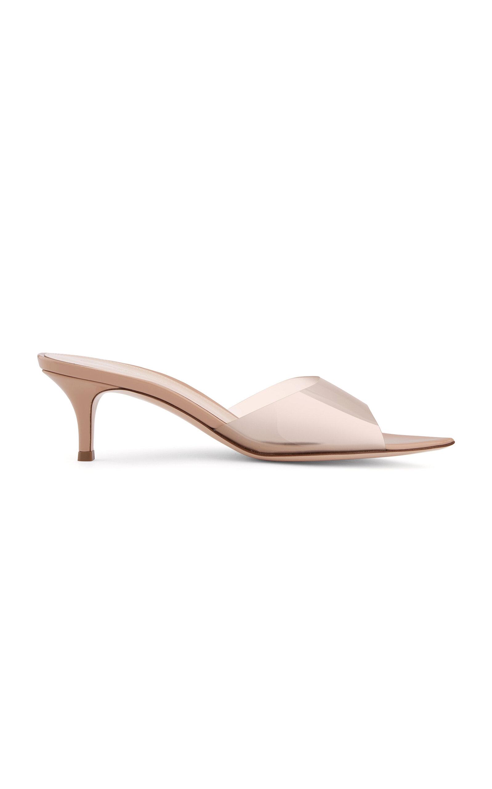 Gianvito Rossi Elle Plexi Mules - Moda Operandi by GIANVITO ROSSI