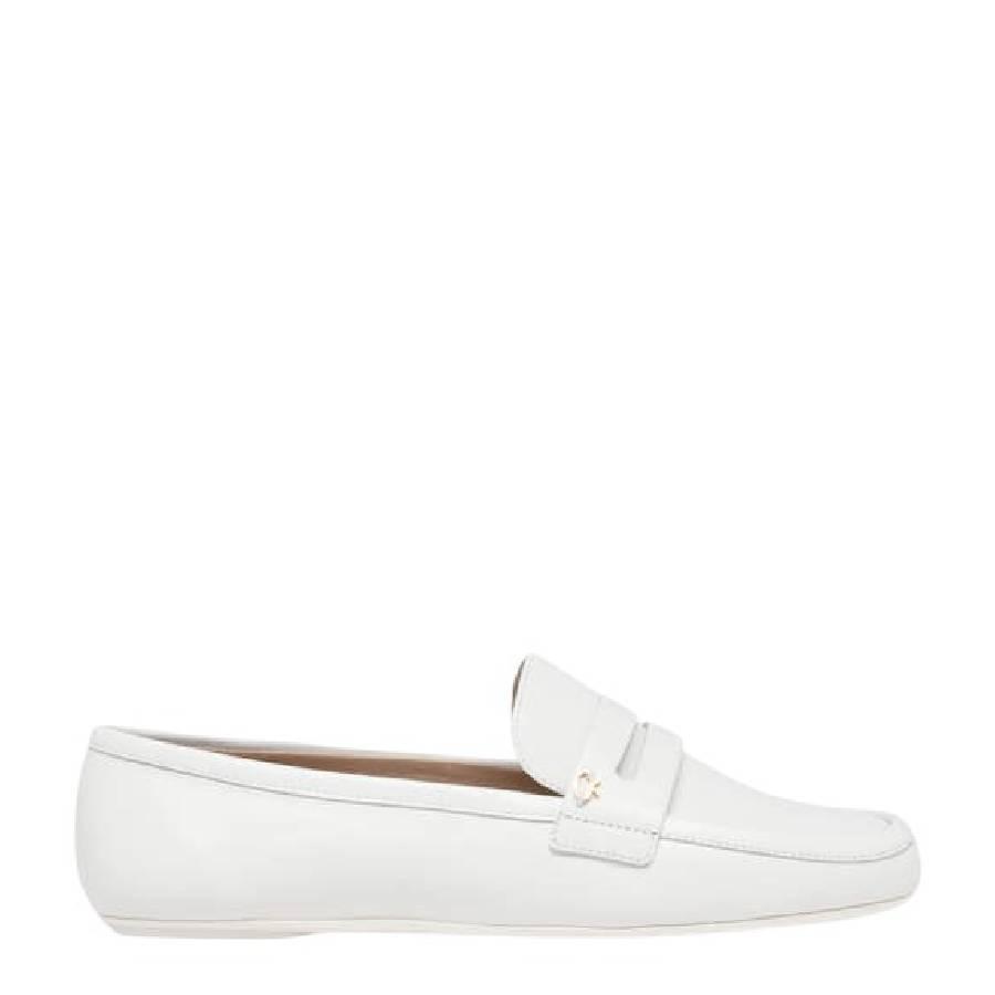 Gianvito Rossi Giorgia Leather Loafers by GIANVITO ROSSI