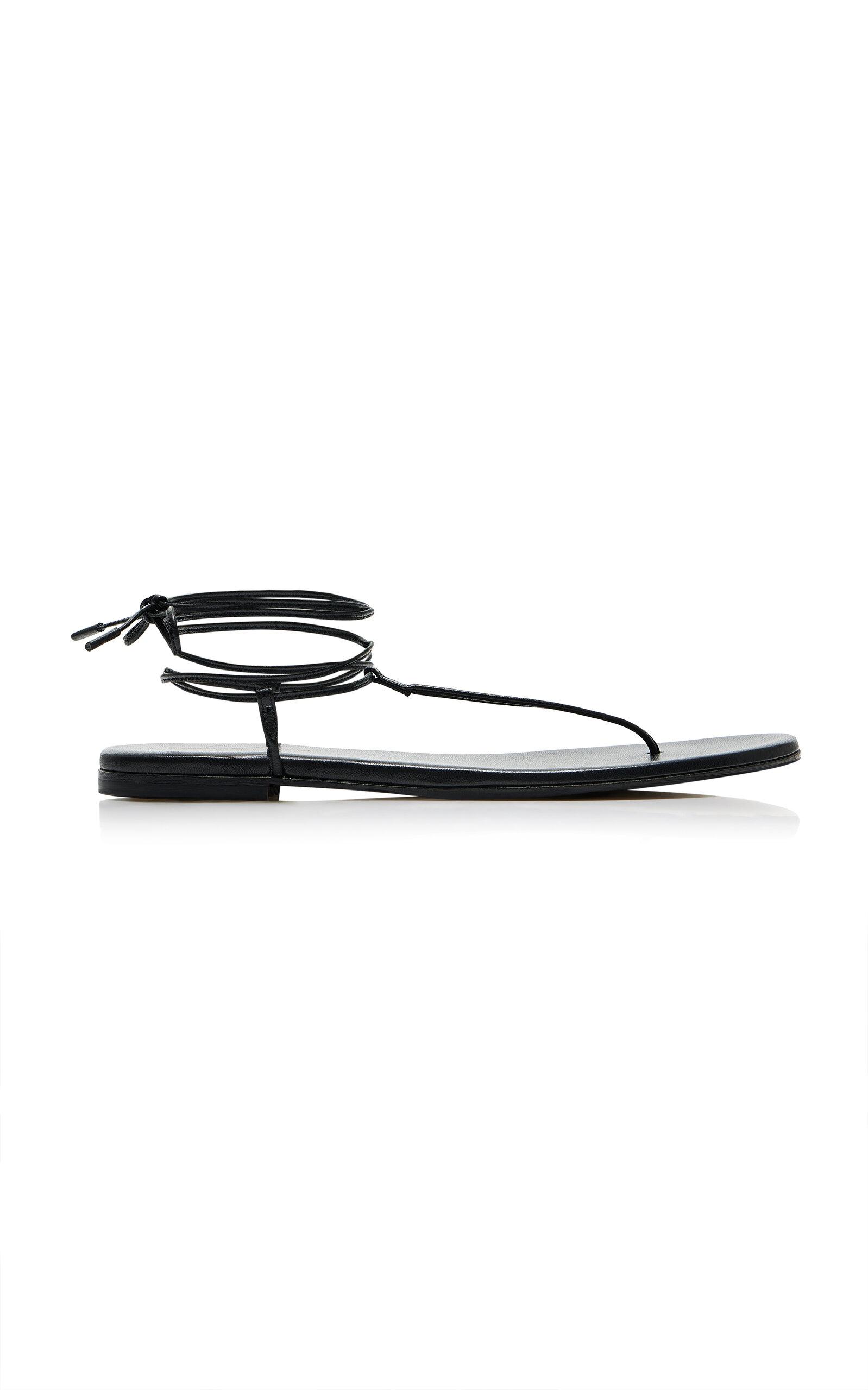 Gianvito Rossi Gwyneth Leather Sandals - Moda Operandi by GIANVITO ROSSI