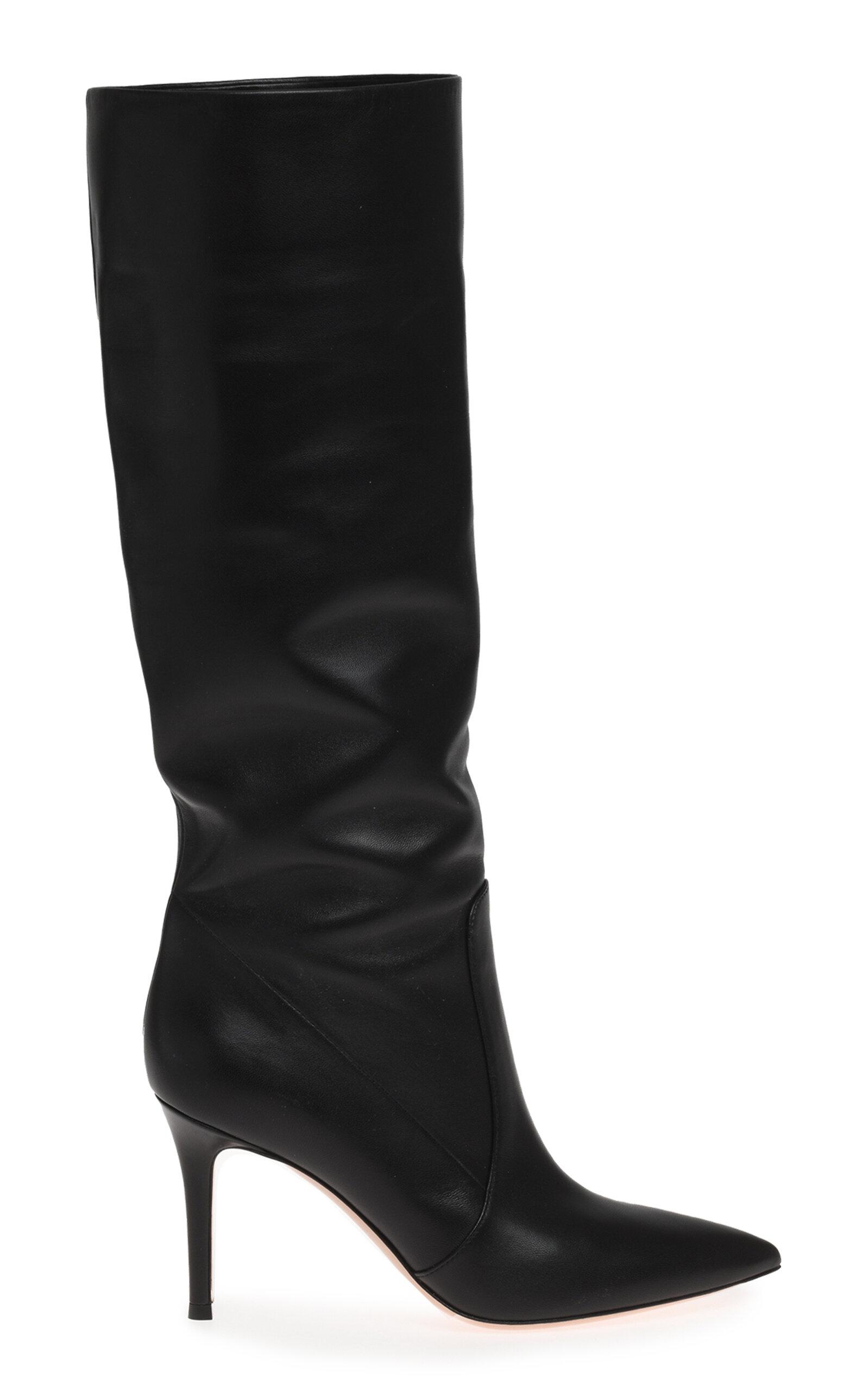 Gianvito Rossi Hansan Leather Knee Boots - Moda Operandi by GIANVITO ROSSI