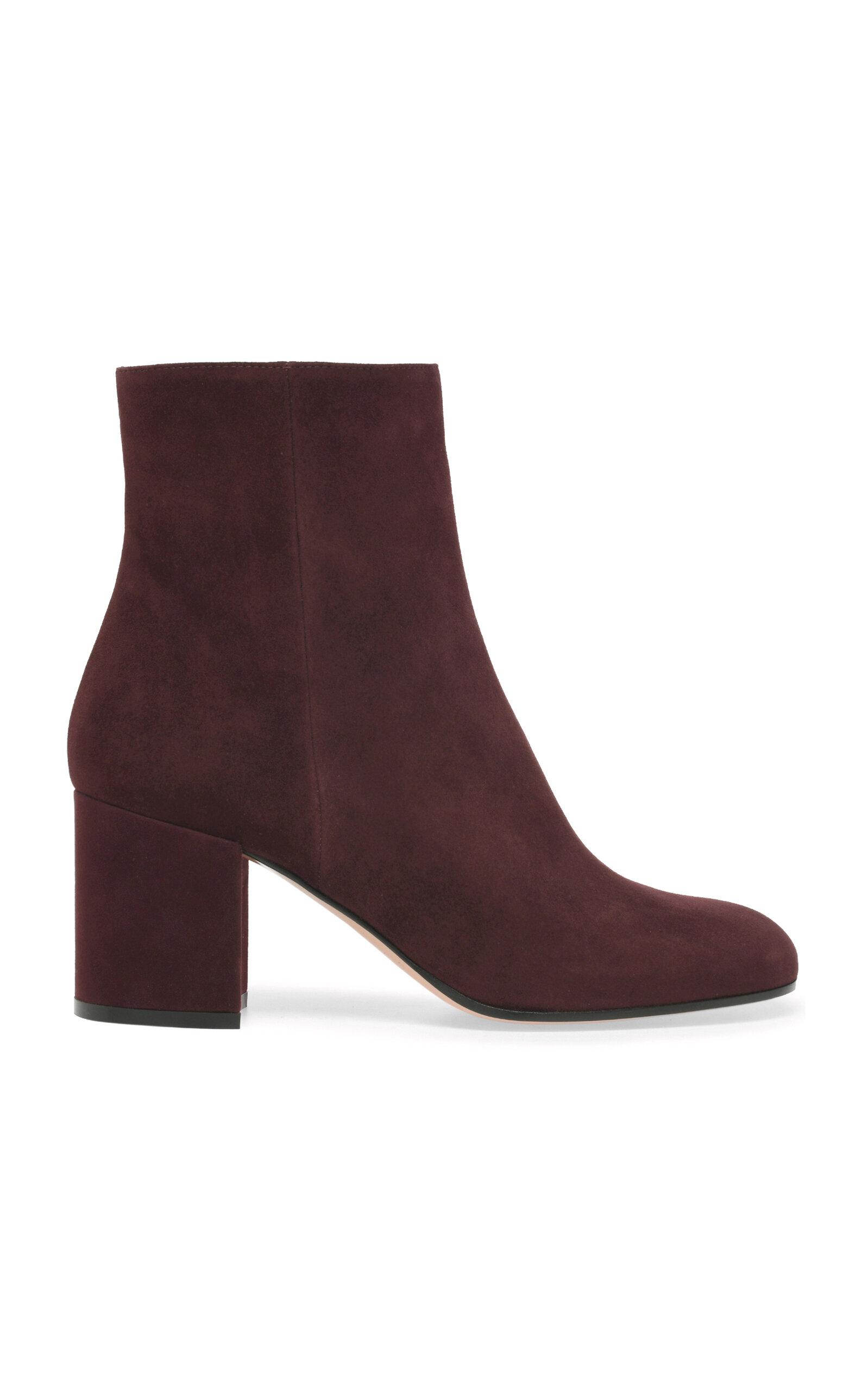 Gianvito Rossi Joelle Suede Ankle Boots - Moda Operandi by GIANVITO ROSSI