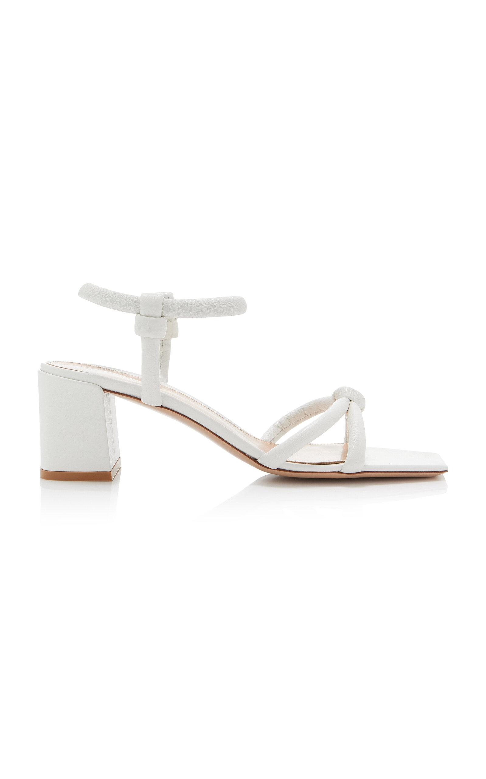 Gianvito Rossi Juno Knotted Leather Sandals - Moda Operandi by GIANVITO ROSSI